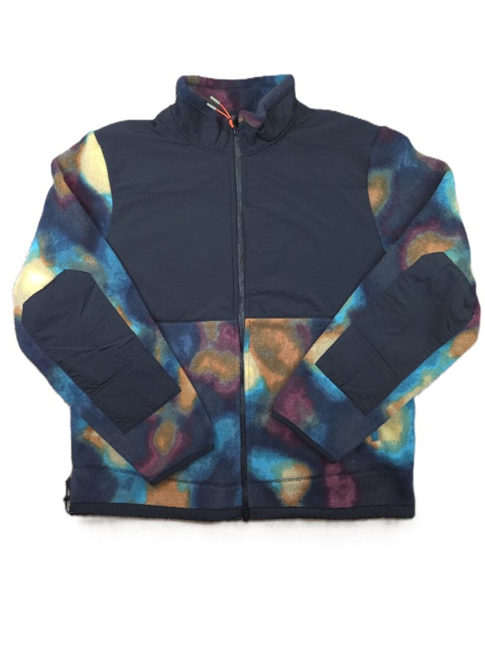 Ozark Trail Mixed Media Fleece Jacket Men's Size Large Blackened Multicolor